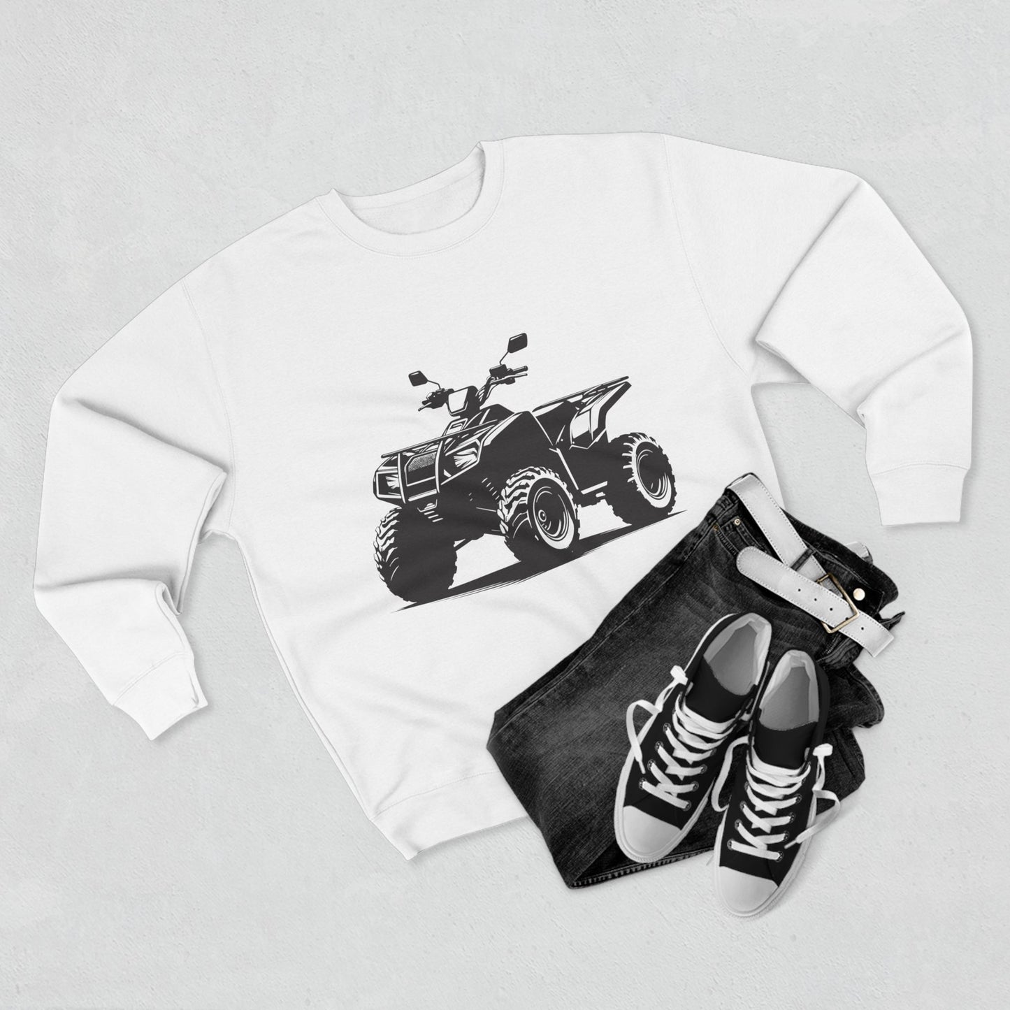 Off The Beaten Path Quad Unisex Crewneck Sweatshirt