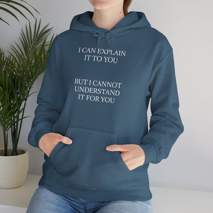 I Cannot Understand It For You Unisex Hoodie