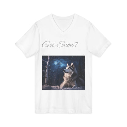 Got Snow? Unisex Short Sleeve V-Neck Tee