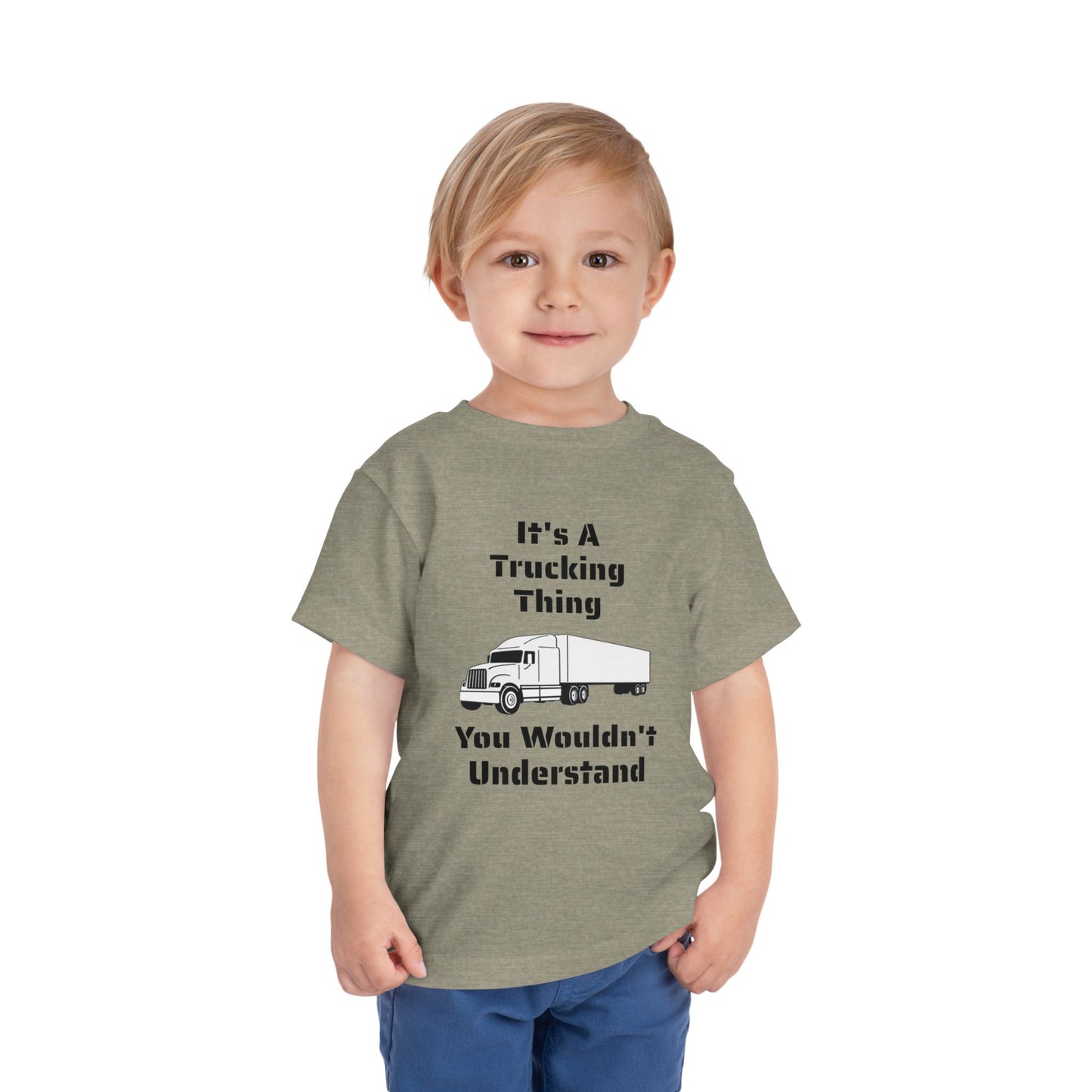 Trucking Thing Toddler Unisex Short Sleeve Crewneck Tee