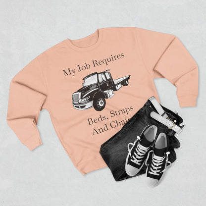 Beds, Straps, And Chains Unisex Crewneck Sweatshirt