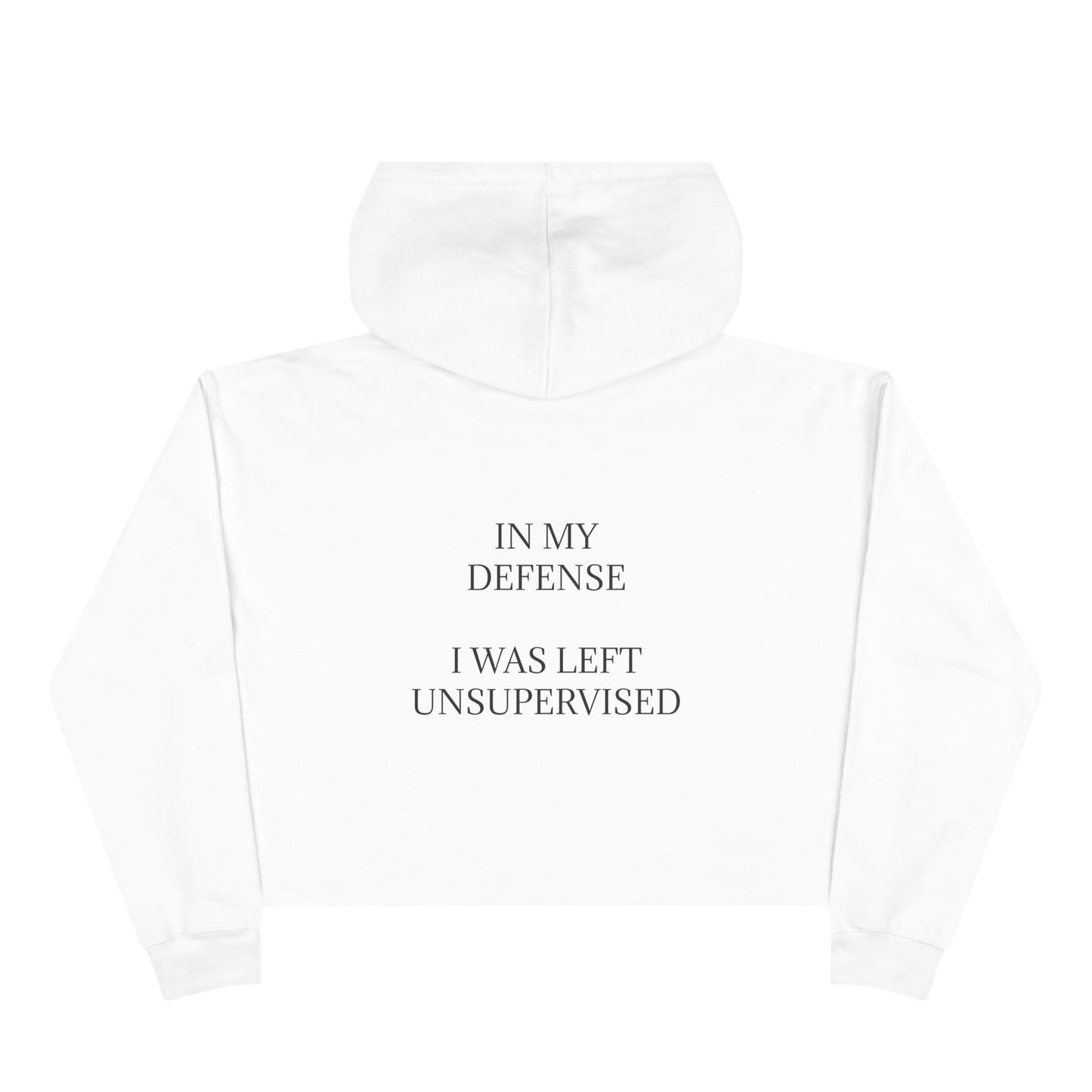 Unsupervised Women's Crop Hoodie