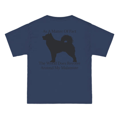Matter Of Fact Malamute Men's Short-Sleeve Crewneck Tee