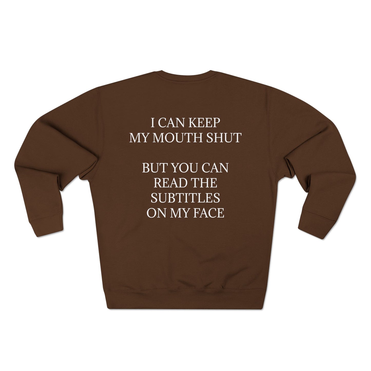 Subtitles Unisex Crewneck Sweatshirt