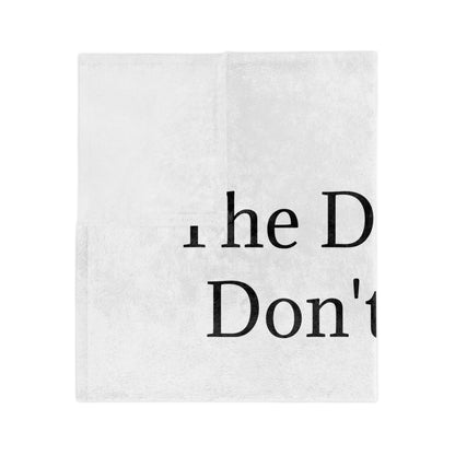 Drinks Stronger Velveteen Microfiber Blanket