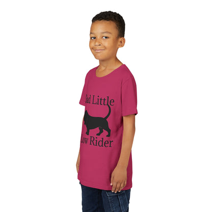 Sad Little Low Rider Youth Unisex Short Sleeve Crewneck Tee