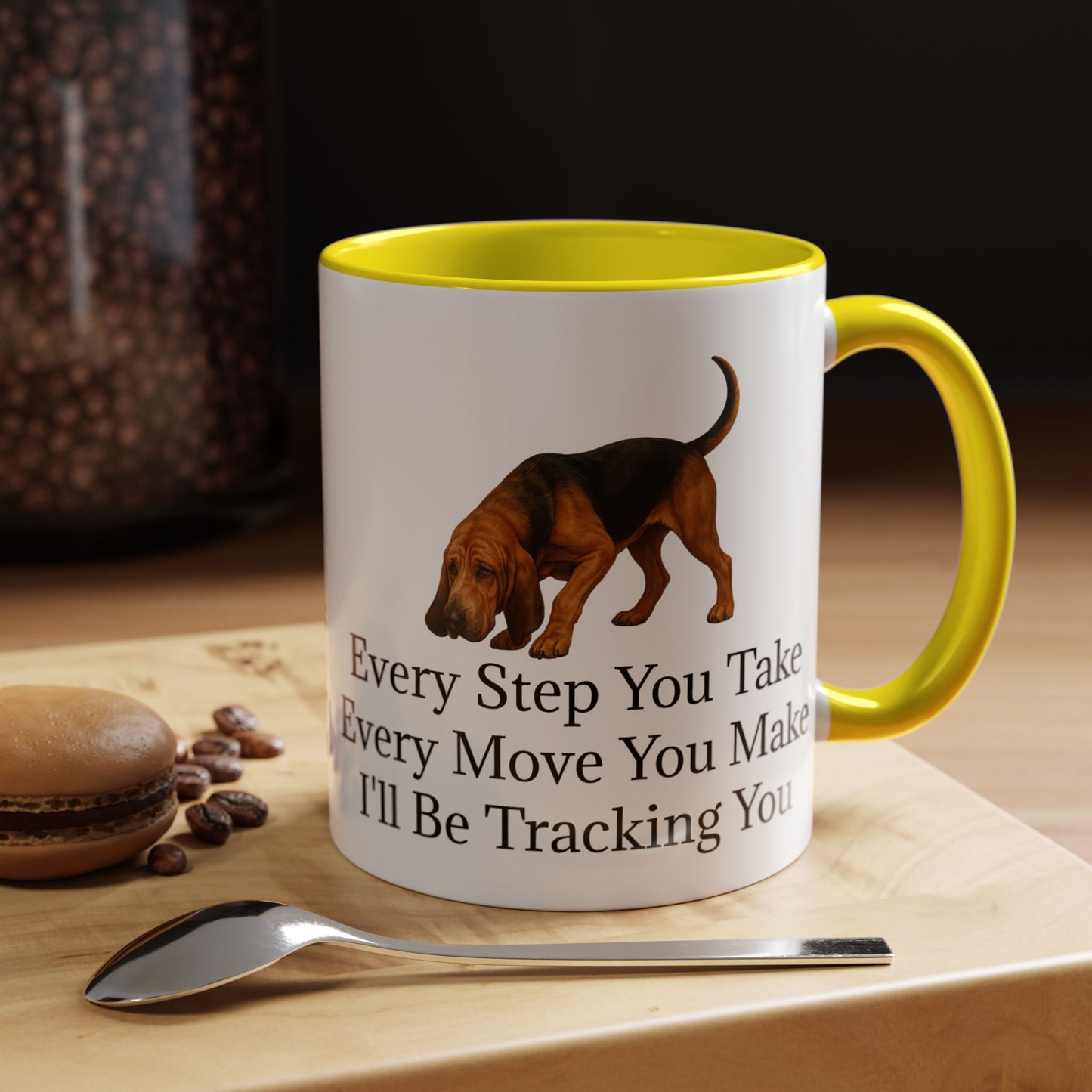 Tracking You 2-Tone Coffee Mug