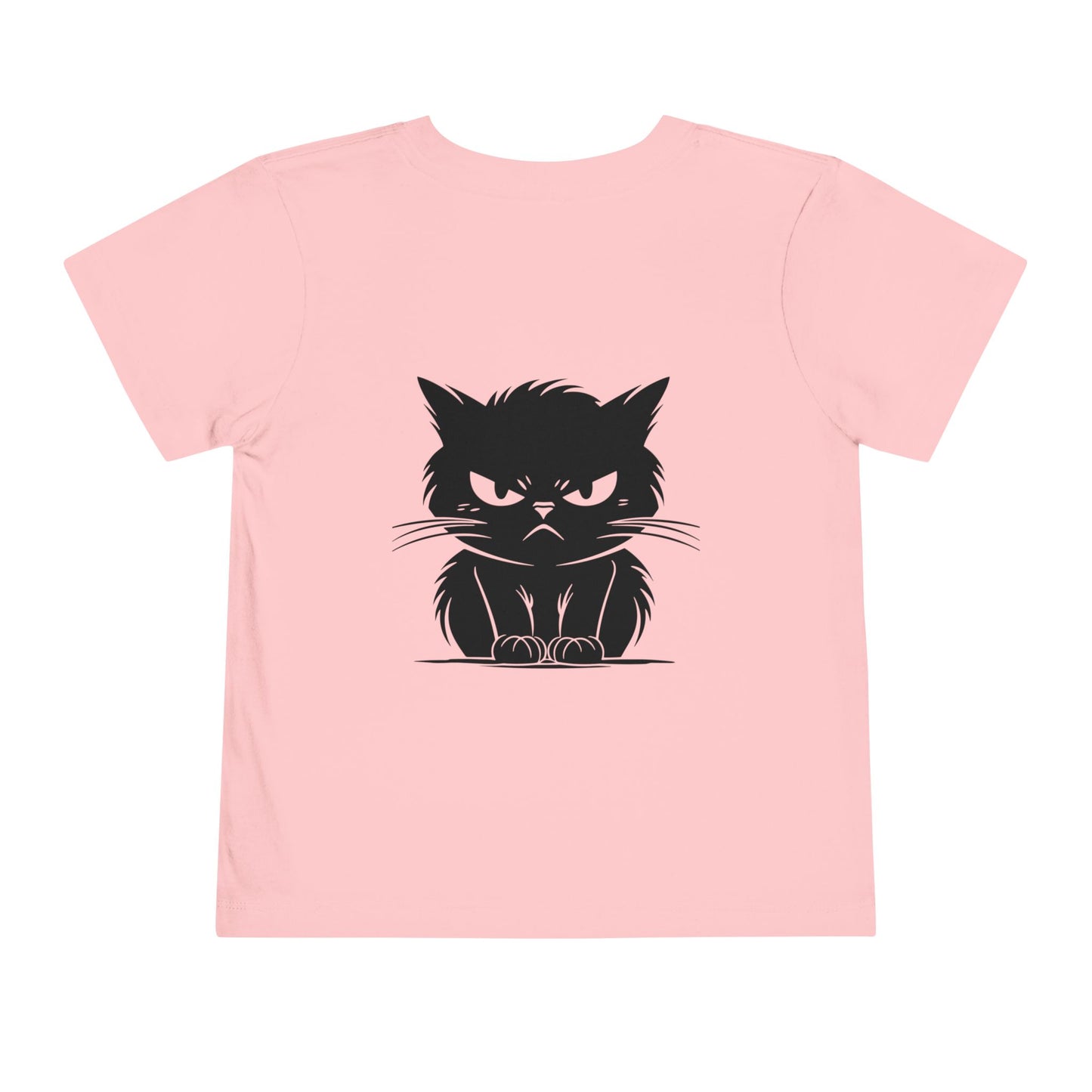 Angry Cat Toddler Unisex Short Sleeve Crewneck Tee