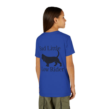 Sad Little Low Rider Youth Unisex Short Sleeve Crewneck Tee