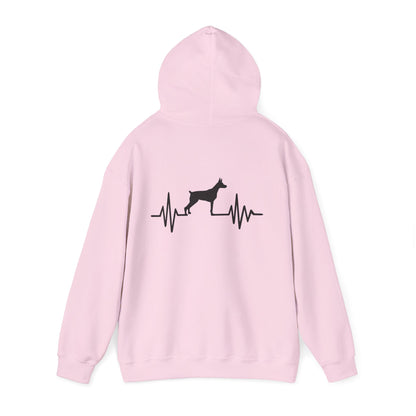 My Heart Beats For Dobermans Unisex Hoodie