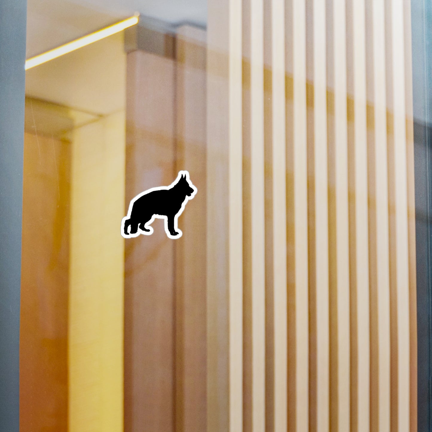 German Shepherd Silhouette Vinyl Decal
