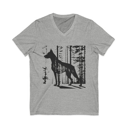 Guardian Of The Forest Unisex Short Sleeve V-Neck Tee