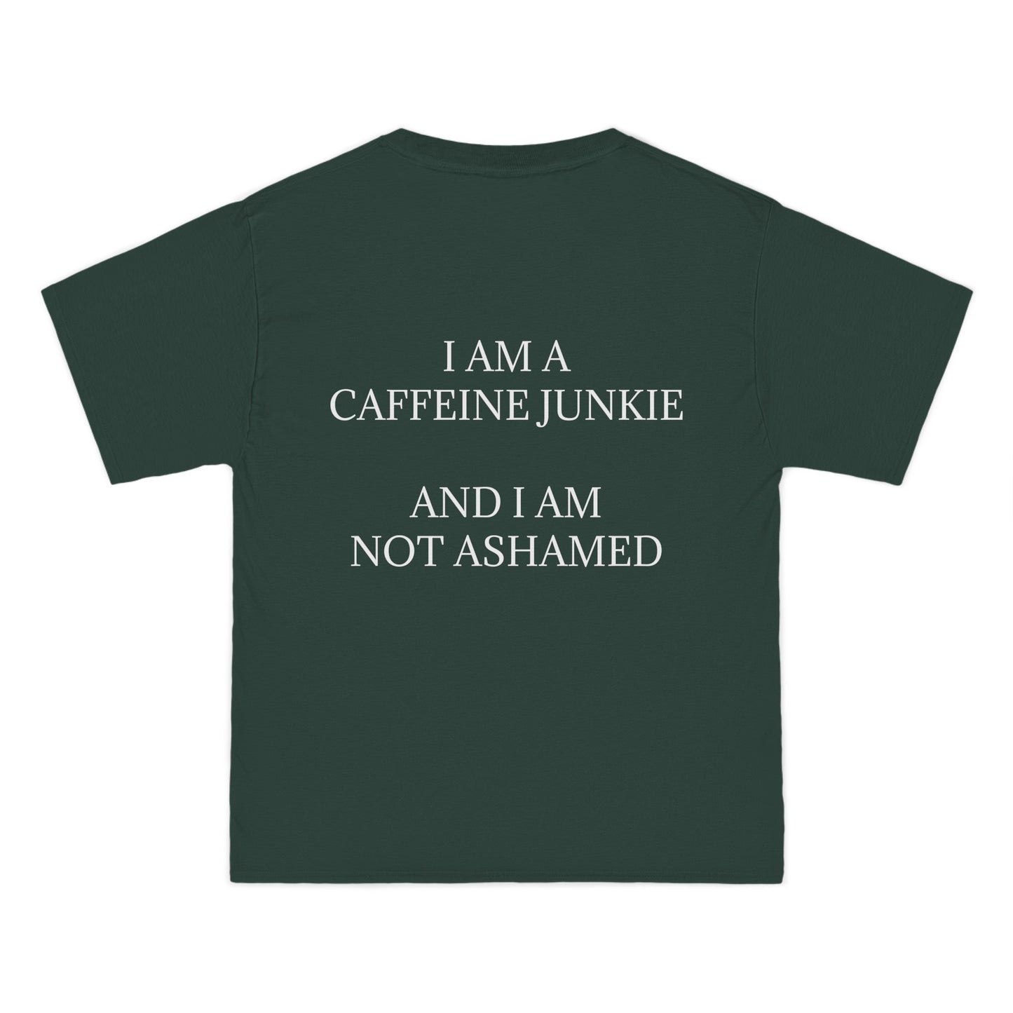 Caffeine Junkie Men's Short-Sleeve Crewneck Tee