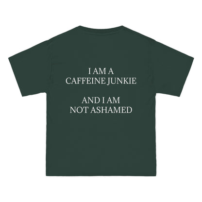 Caffeine Junkie Men's Short-Sleeve Crewneck Tee