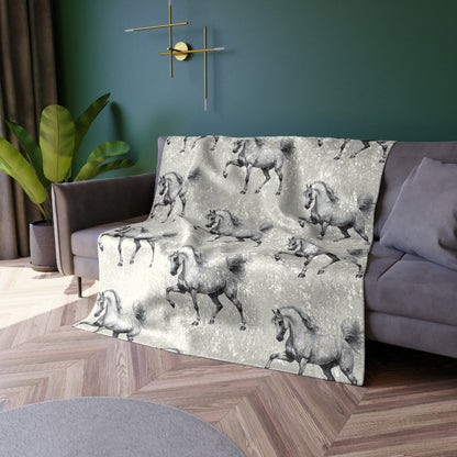 Fancy Pants Crushed Velvet Blanket