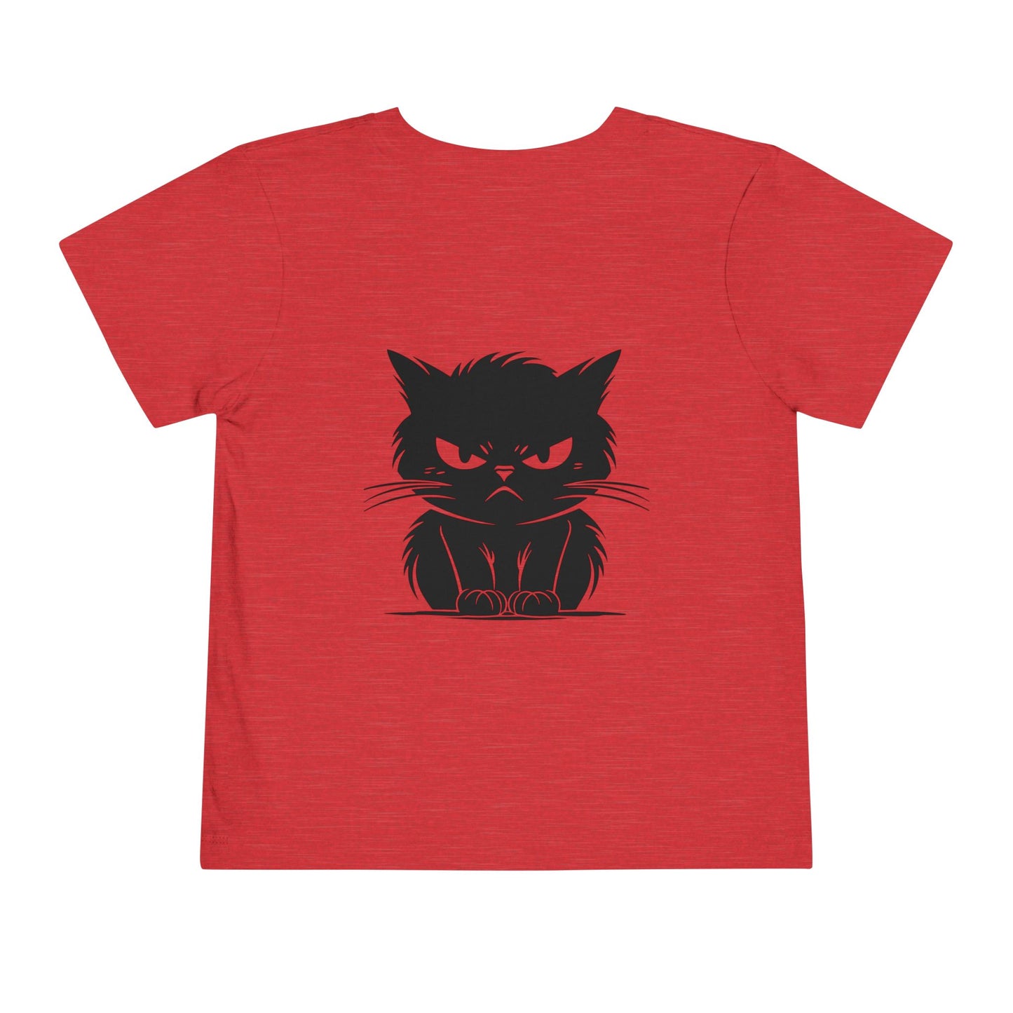 Angry Cat Toddler Unisex Short Sleeve Crewneck Tee