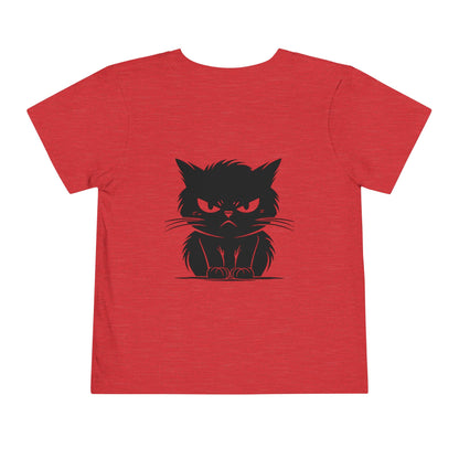 Angry Cat Toddler Unisex Short Sleeve Crewneck Tee