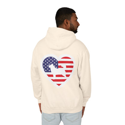 Malamute Flag Unisex Lightweight Hoodie