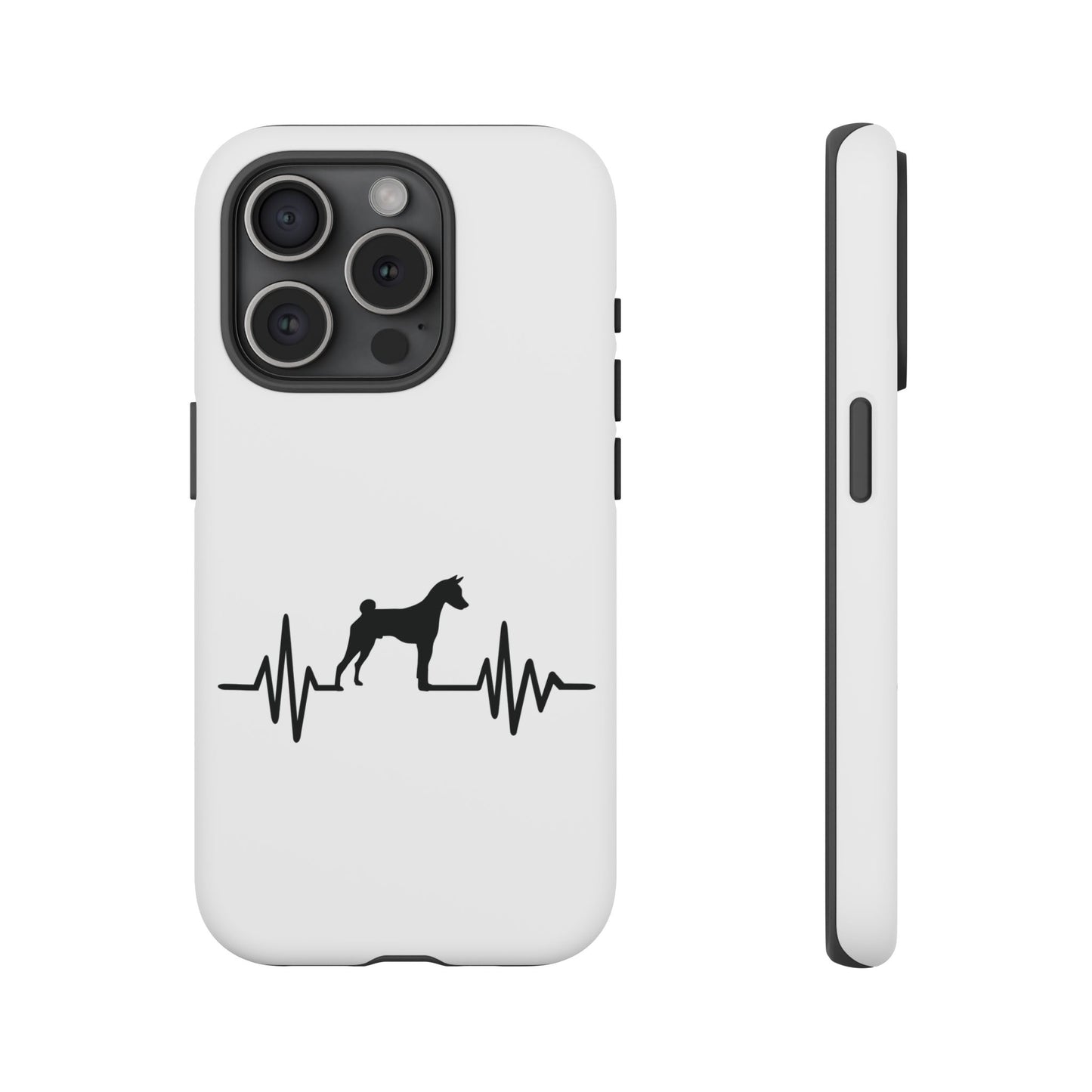 My Heart Beats For Basenjis iPhone Case
