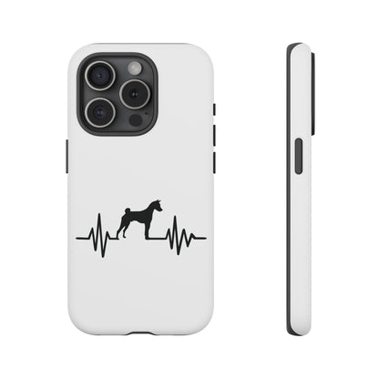 My Heart Beats For Basenjis iPhone Case