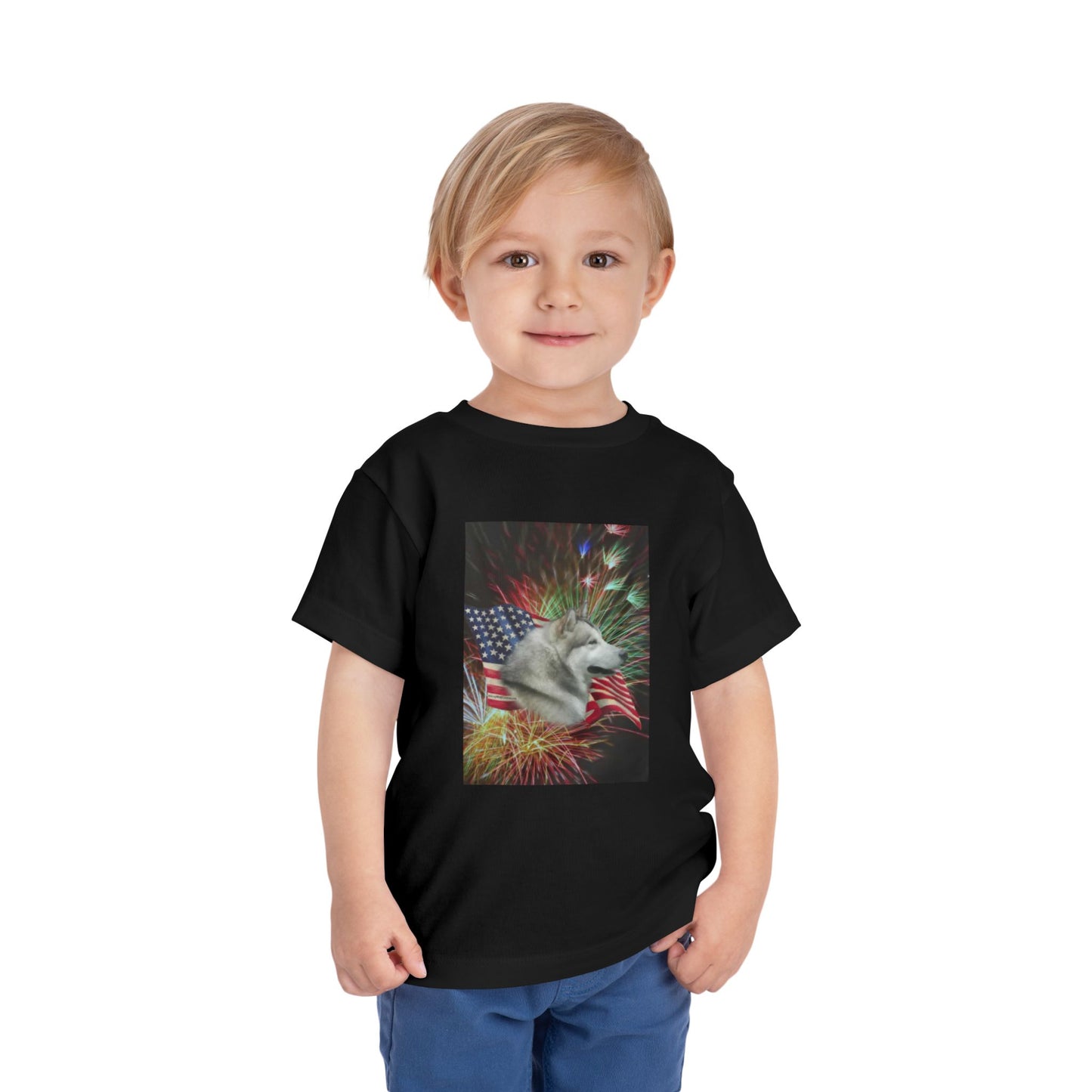 American Malamute Toddler Unisex Short Sleeve Crewneck Tee