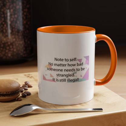 Note To Self 2-Tone Coffee Mug