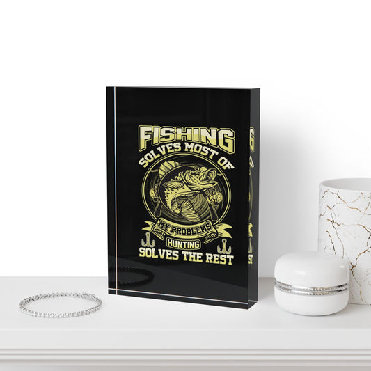 Problem Solving Acrylic Photo Block