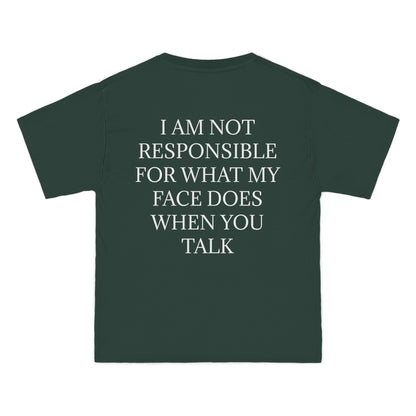 When You Talk Men's Short-Sleeve Crewneck Tee