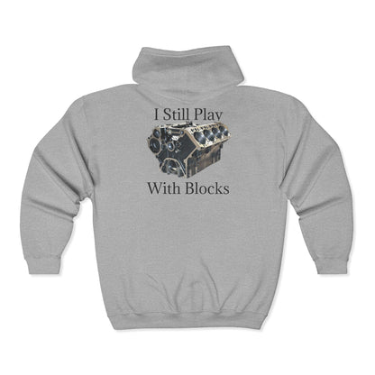 Play With Blocks Unisex Full Zip Hoodie