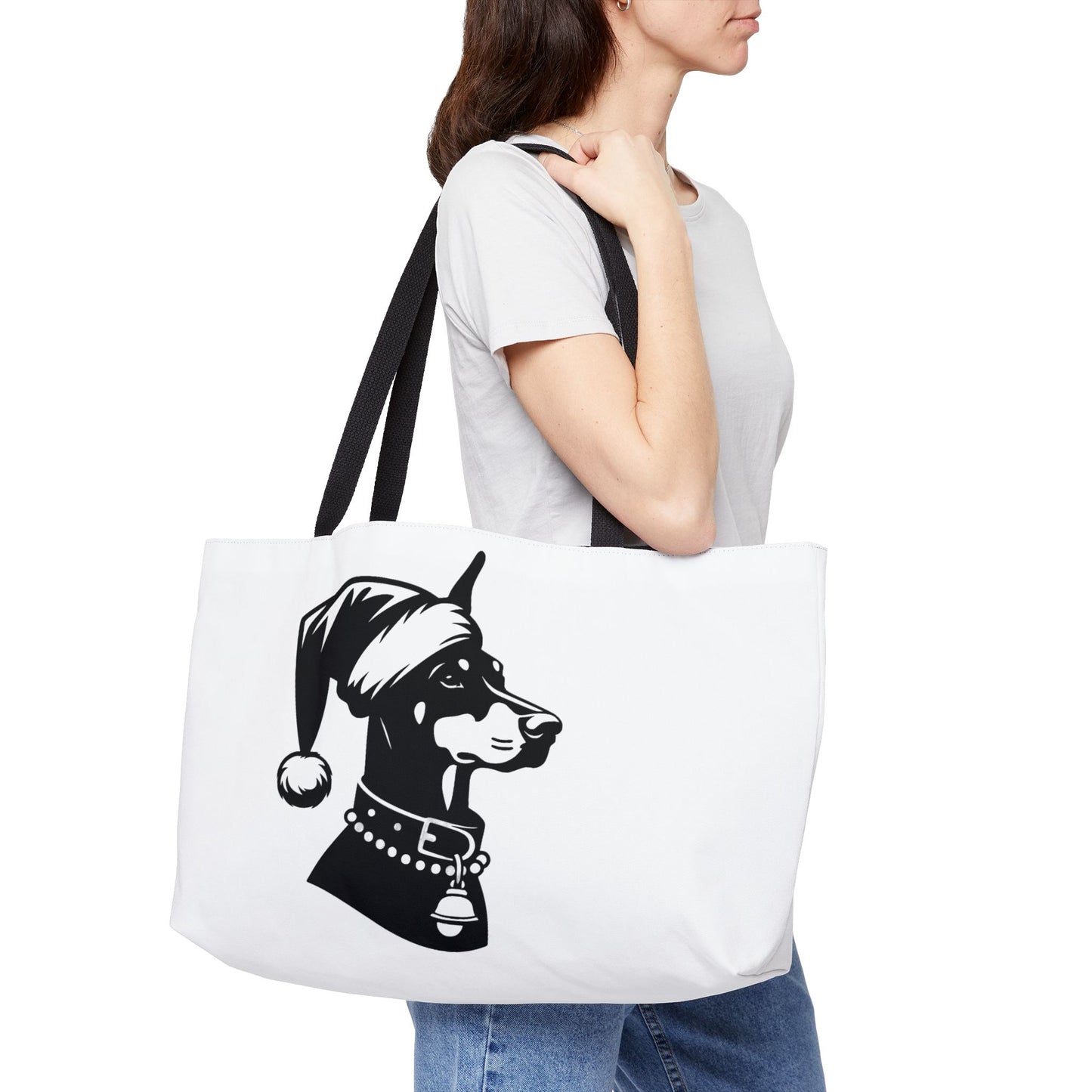 Santa Paws Doberman Weekender Tote Bag