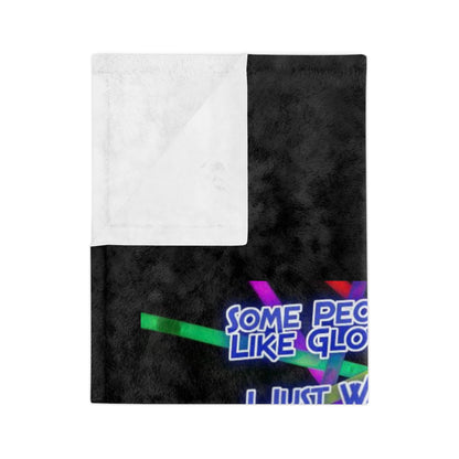 Glow Sticks Velveteen Microfiber Blanket