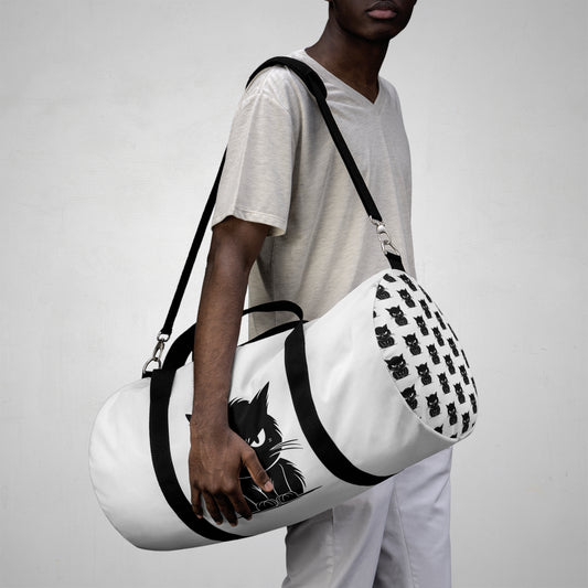 Angry Cat Duffel Bag
