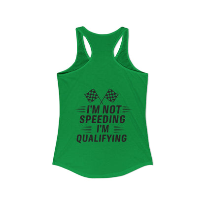 I'm Qualifying Women's Racerback Tank