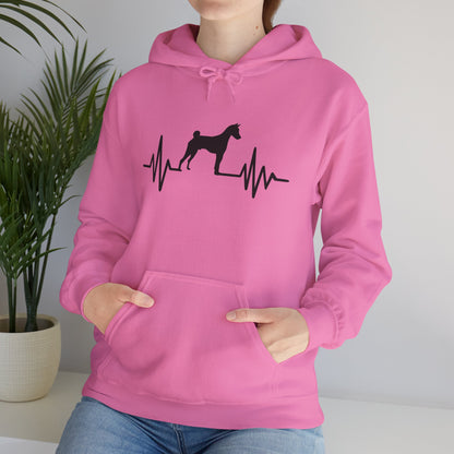 My Heart Beats For Basenjis Unisex Hoodie