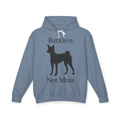 Barkless Not Mute Unisex Lightweight Hoodie