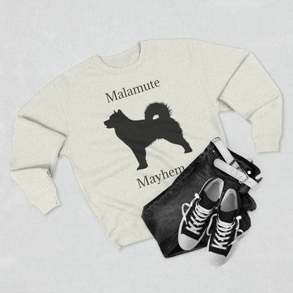 Malamute Mayhem Unisex Crewneck Sweatshirt