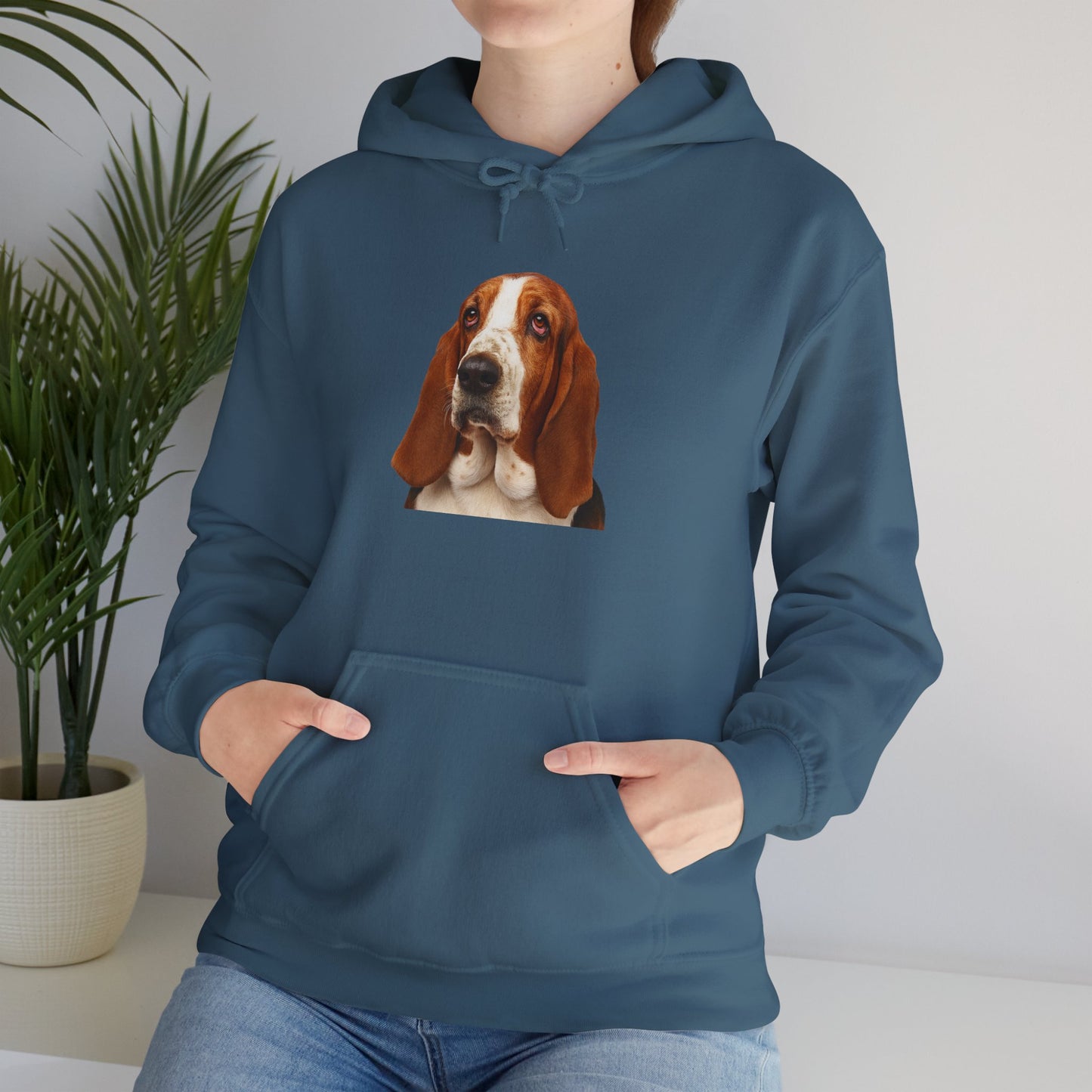 Basset Head Unisex Hoodie