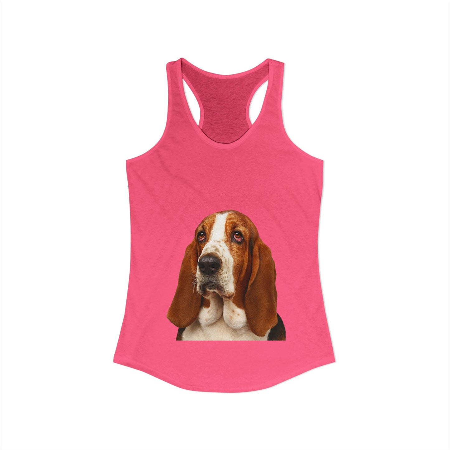 Basset Head Women's Racerback Tank