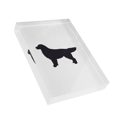 Golden Silhouette Acrylic Photo Block