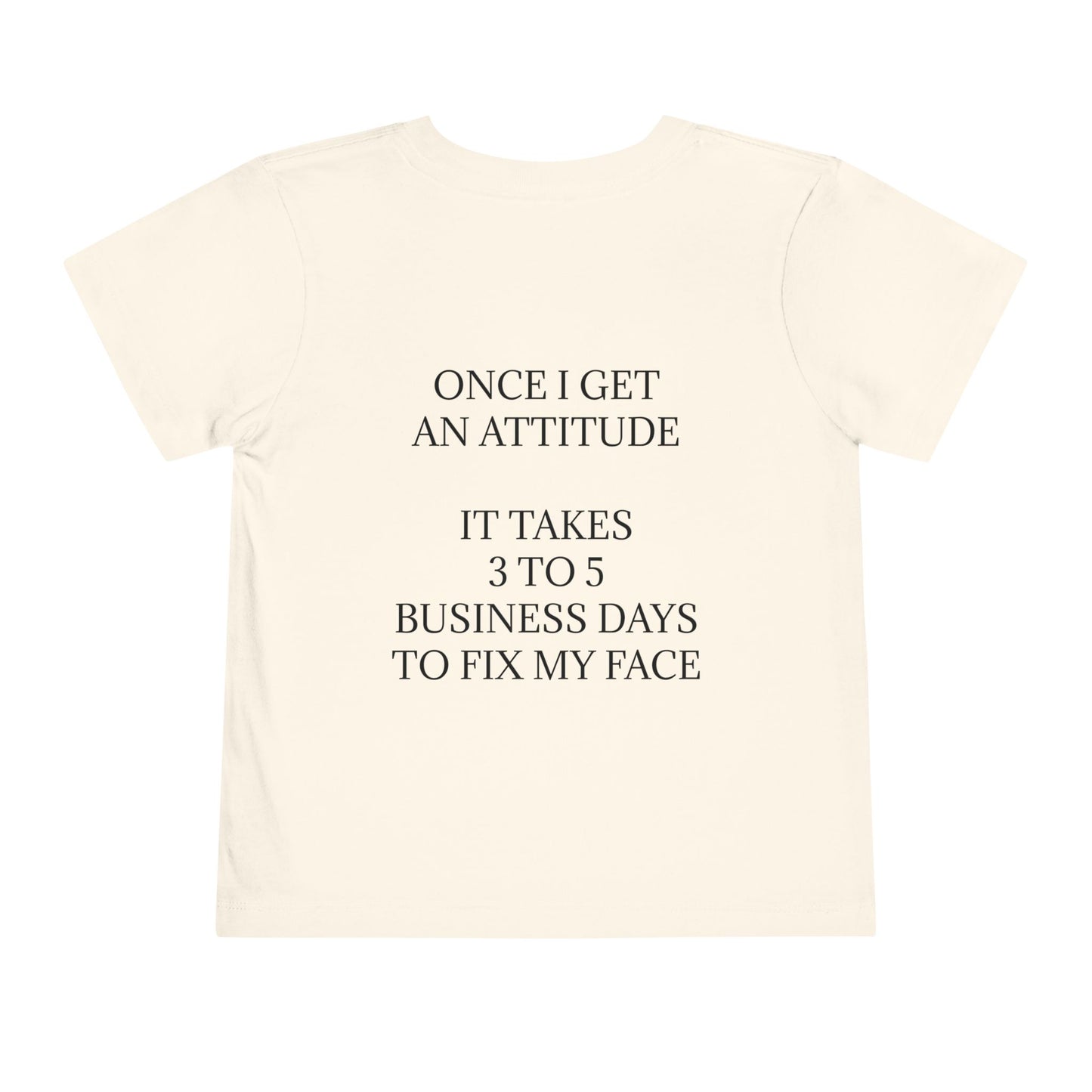 Fix My Face Toddler Unisex Short Sleeve Crewneck Tee