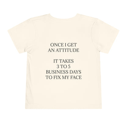 Fix My Face Toddler Unisex Short Sleeve Crewneck Tee