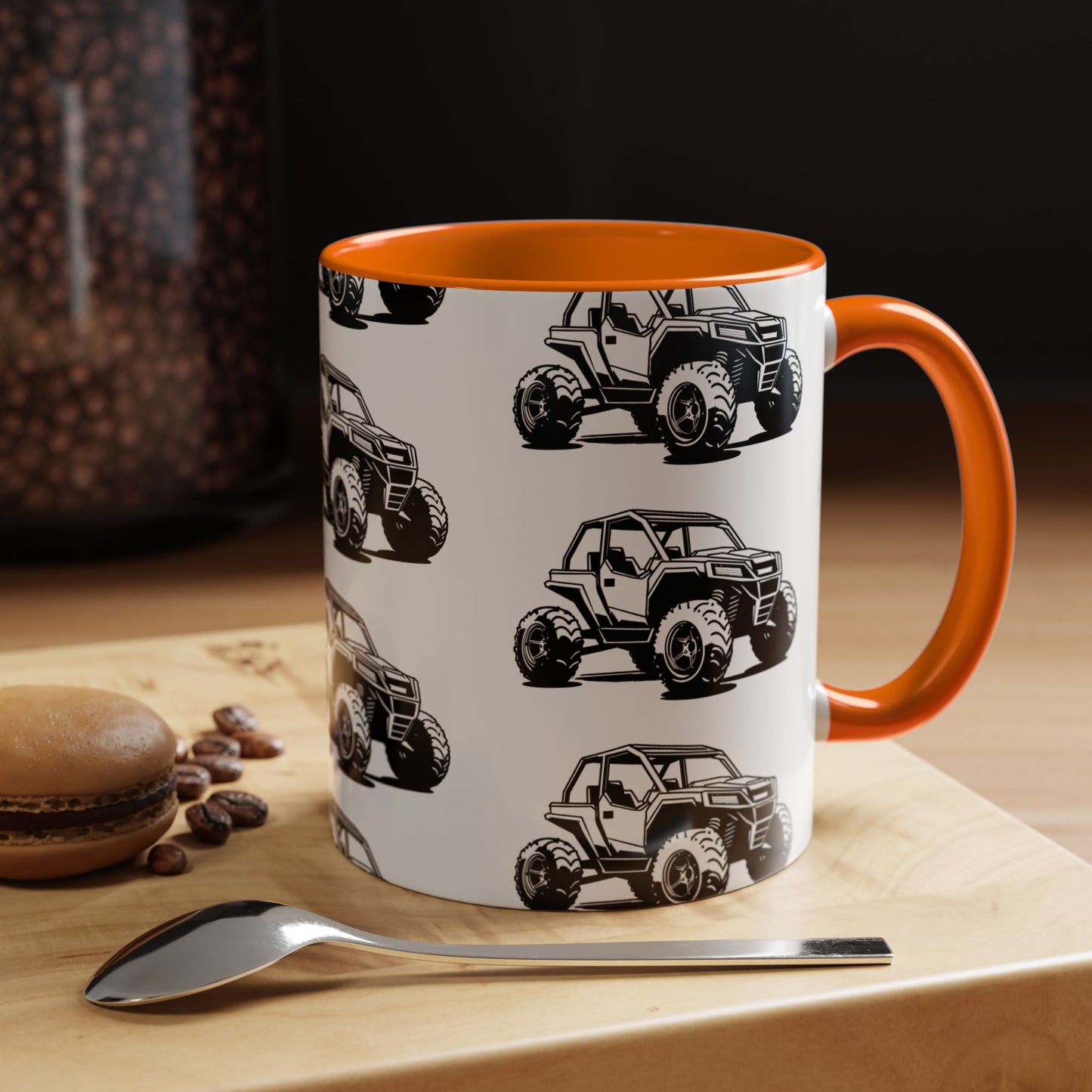 Off The Beaten Path Side By Side 2-Tone Coffee Mug