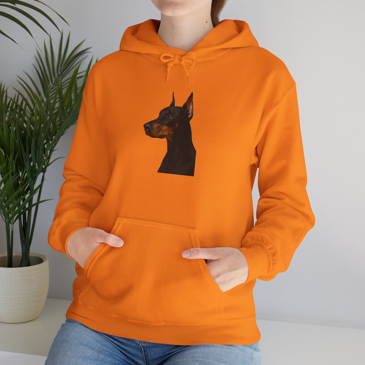 Doberman Head Unisex Hoodie