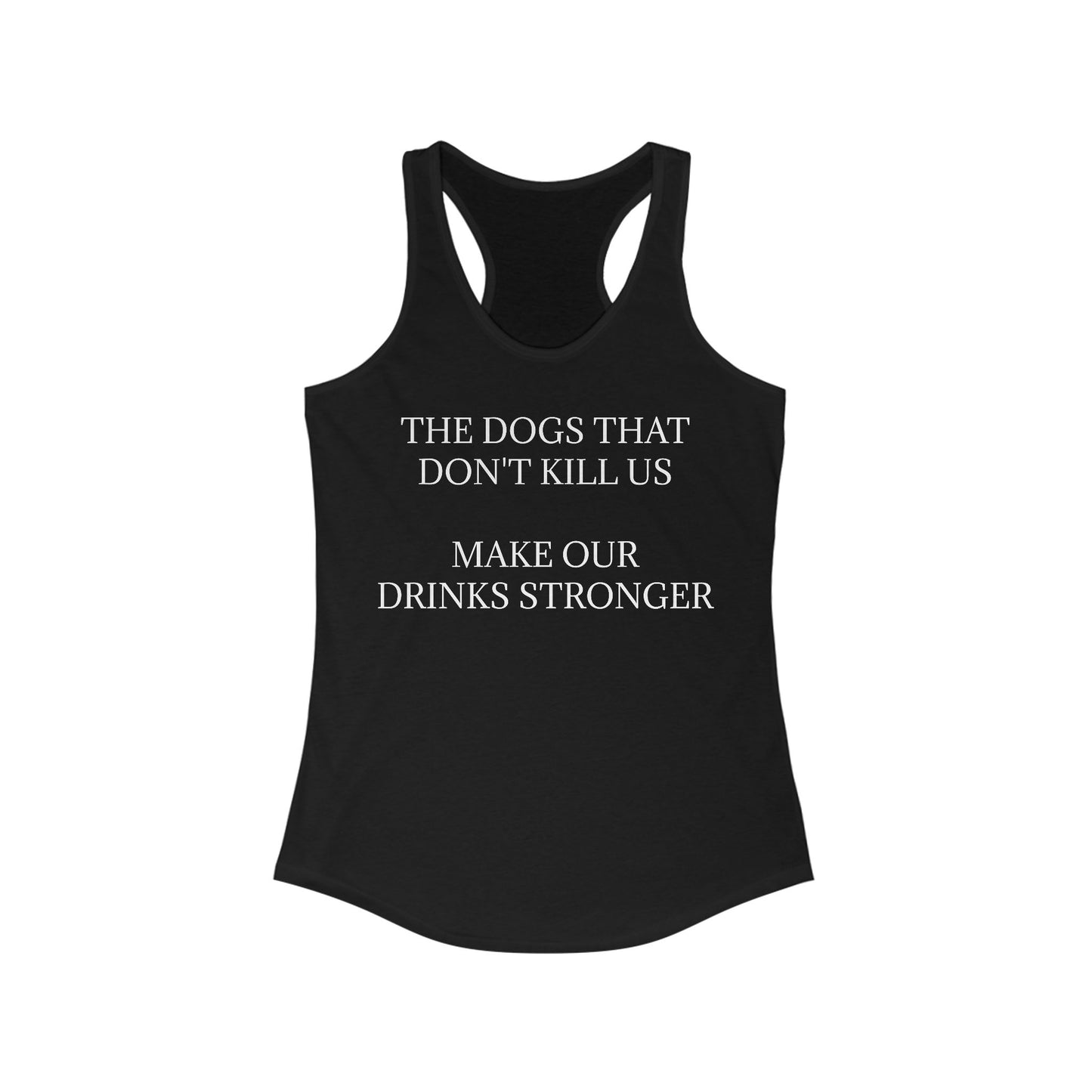 Drinks Stronger Women's Racerback Tank