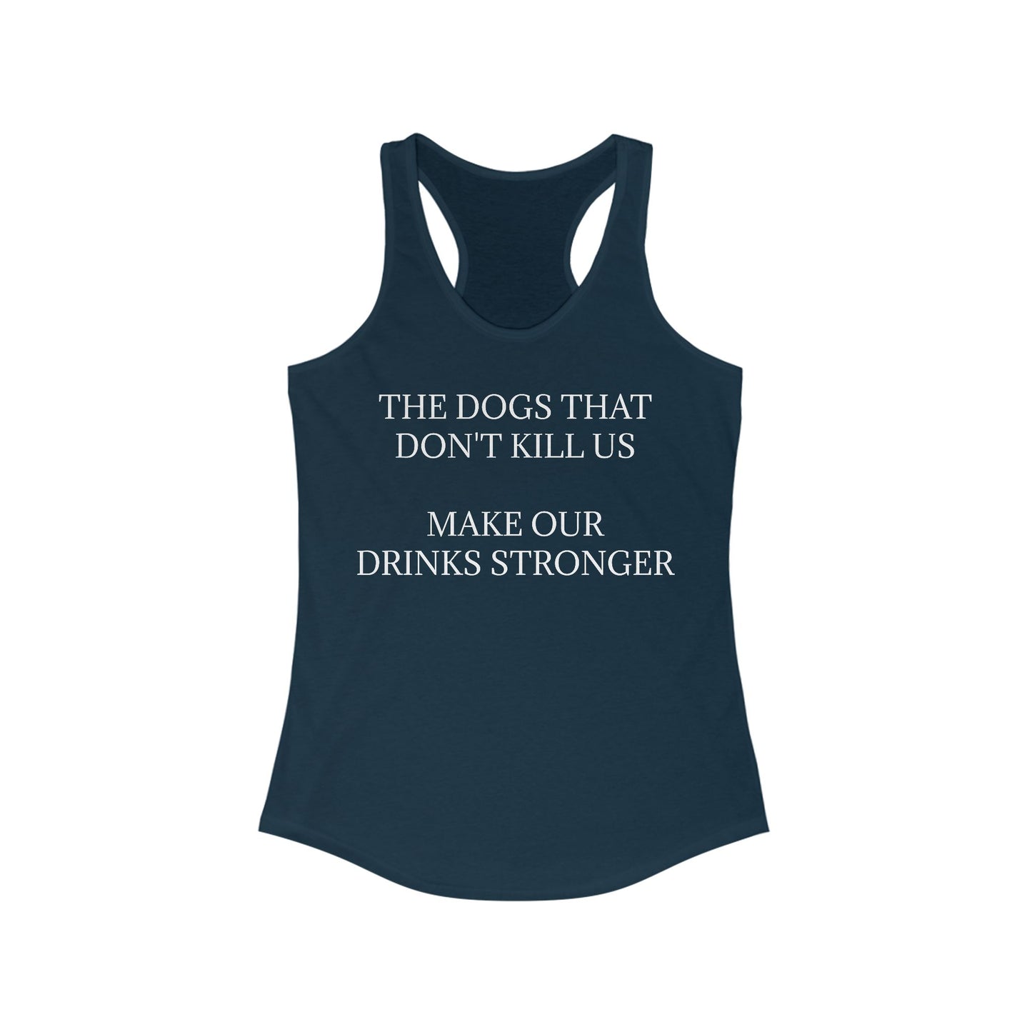 Drinks Stronger Women's Racerback Tank