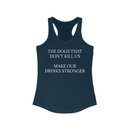 Drinks Stronger Women's Racerback Tank