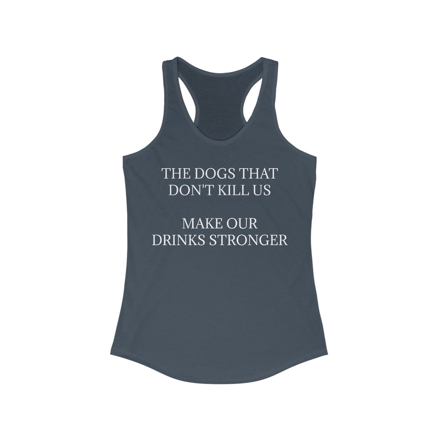 Drinks Stronger Women's Racerback Tank