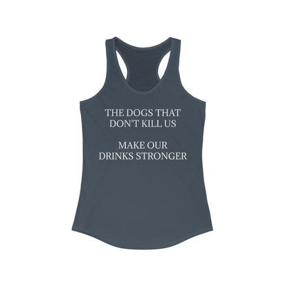 Drinks Stronger Women's Racerback Tank