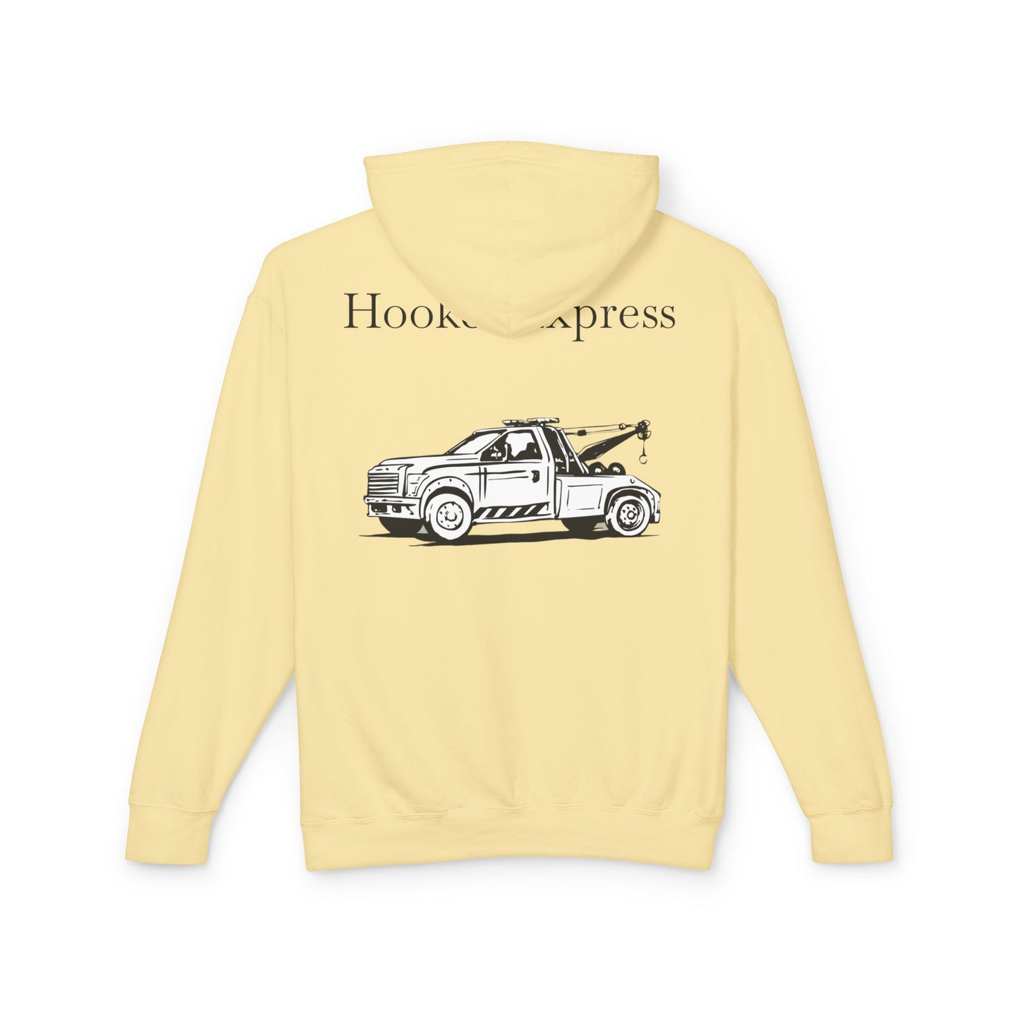 H**ker Express Wheel Lift Tow Truck Unisex Lightweight Hoodie