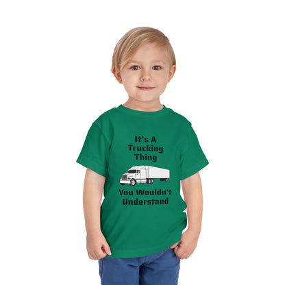 Trucking Thing Toddler Unisex Short Sleeve Crewneck Tee